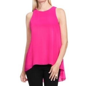 Vince Camuto Sleeveless High Low Hem Top - S